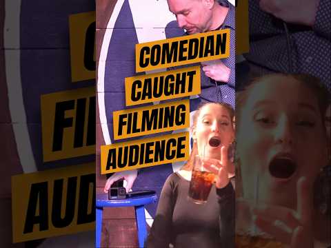 Comedian Caught Filming the Audience thumbnail