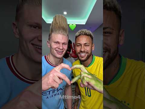 Neymar, Haaland, and Vinícius Made This Too Funny 😂 #football #haaland #parody thumbnail