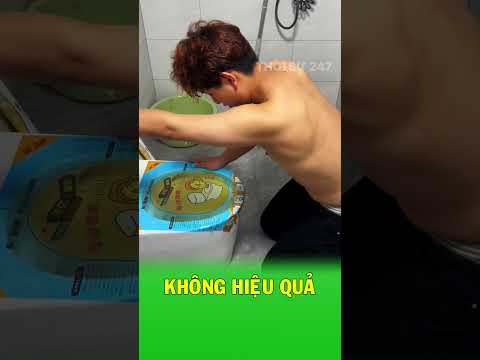 Chàng trai học mạng thông bồn cầu bằng Nilông thumbnail