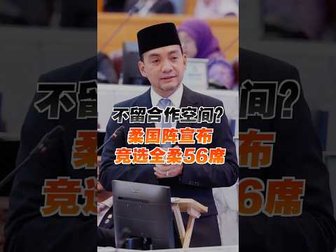 不留合作空间？柔国阵宣布竞选全柔56席 thumbnail