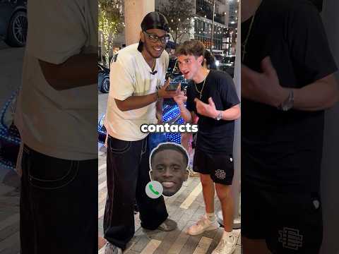 Who’s The Most FAMOUS Person In YOUR Contacts?😳📱 thumbnail