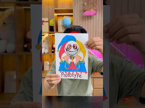 Tip for Quickly Drawing "Prototype" from Poppy Playtime Using Number 67 🔥 #shorts #poppyplaytime thumbnail