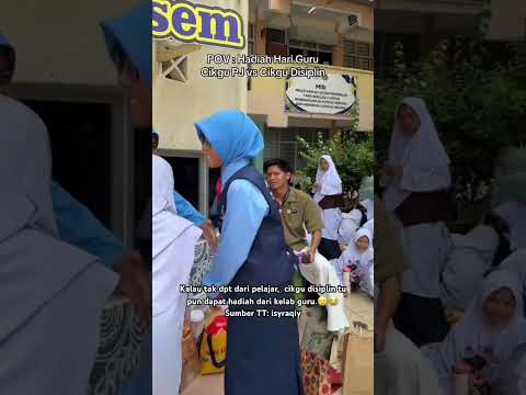 Anak murid tak suka cikgu disiplin ke??? Cikgu PJ juga yg dpt banyak.? thumbnail