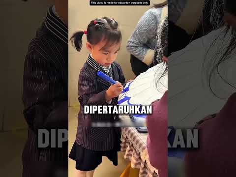 ANAK KECIL MELUKIS PAYUNG INDAH❗️#videoviral #seni #sekolah thumbnail