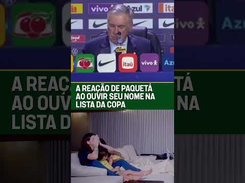 PAQUETÁ NÃO CONSEGUIU SEGURAR AS LÁGRIMAS NA CONVOCAÇÃO PRA COPA DO MUNDO! Crédito: @dudafournier thumbnail