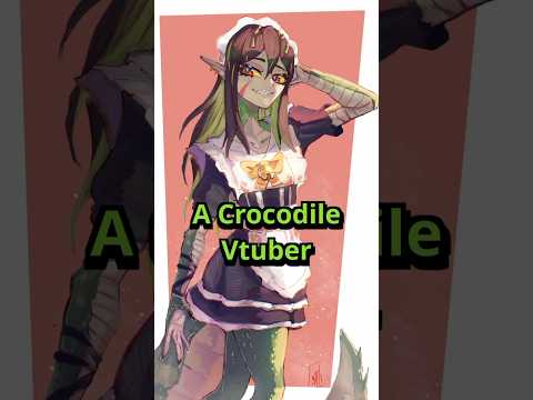 A Crocodile Vtuber?! #japan #vtuber #jpop #animation #indie @KairyuCrocodile thumbnail