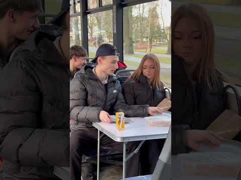 The guy poured coffee on me... but his girlfriend gave me a gift. ?❤️ #comelydimka thumbnail