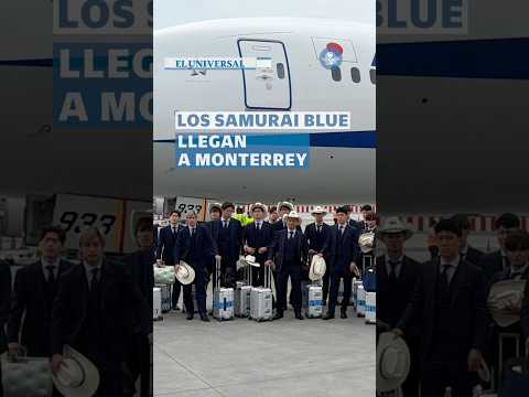 Selección de Japón llega a Monterrey para prepararse rumbo al Mundial #shorts thumbnail