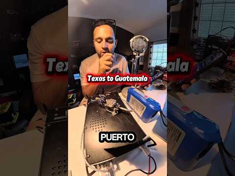 Texas to Guatemala! #Hamradio #longdistance #hamradiolife #radiooperator #practice thumbnail