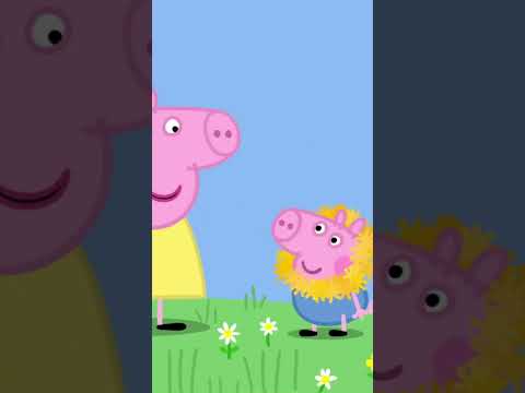 George Becomes a LION! 🦁 #peppapig #shorts thumbnail