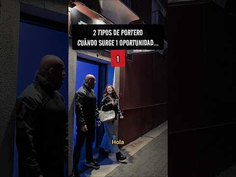 2 tipos de portero! #bouncerpower #humor #elportero #discoteca #shorts #viralshorts #boliche #antro thumbnail
