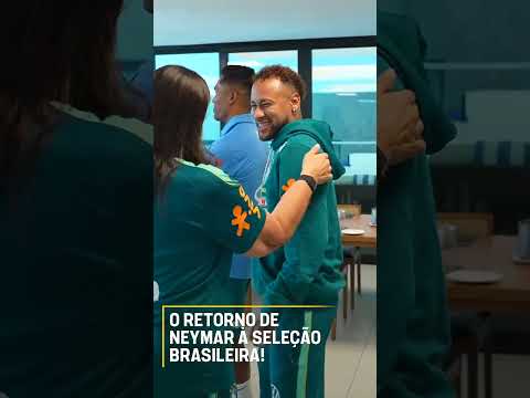 DEPOIS DE QUASE 3 ANOS, NEYMAR ESTÁ DE VOLTA À SELEÇÃO! 🔥⚽️ #shorts thumbnail