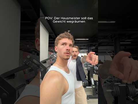 POV: Der Hausmeister soll das Gewicht wegräumen😂 thumbnail