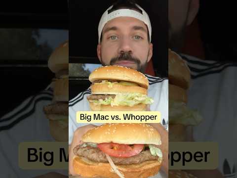 BIG MAC VS. WHOPPER! McDonald’s Vs. Burger King thumbnail
