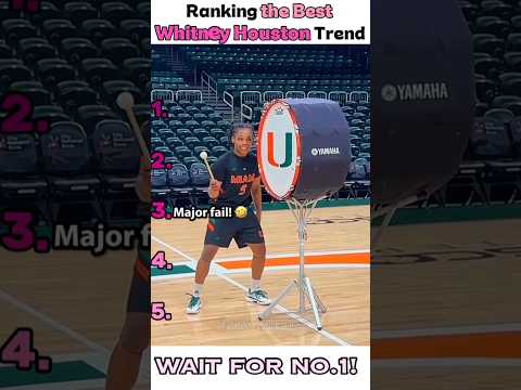 Ranking The Best Whitney Houston drum challenge moments ? #shorts #trending #challenge #fyp #viral thumbnail