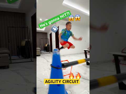 AGILITY CIRCUIT 🌟 FAST LIKE NINJAS 🥷 DON’T GET HIT #shorts #speedandagility #ninja thumbnail