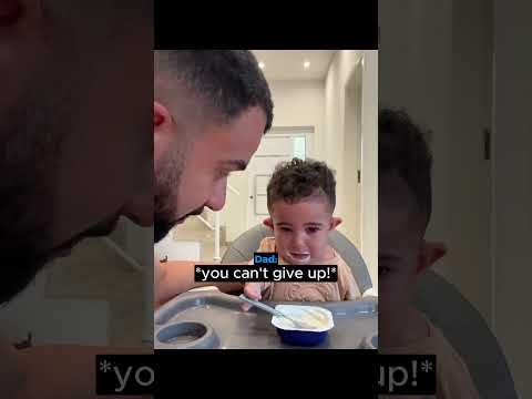 Dad teaches special son to never give up ❤️ thumbnail
