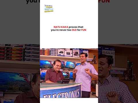 Nattu Kaka proves that you're never too old for fun ! #tmkoc #funny #jethalal #daya #shortsfeed thumbnail