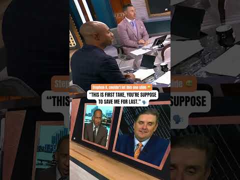 Stephen A. just checked Joe Fortenbaugh 😆 thumbnail