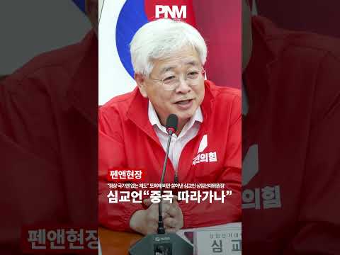 토허제 비판 쏟아낸 심교언 상임선대위원장 “중국 따라가나” thumbnail