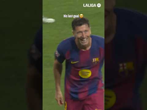 Robert's final contribution 🫶 #shorts #fcbarcelona #lewandowski thumbnail
