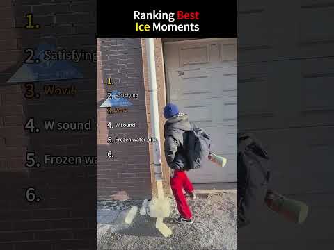 Ranking Best Ice Moments #asmr #snow #funny #odlysatisfying #ice #satisfying #fyp thumbnail