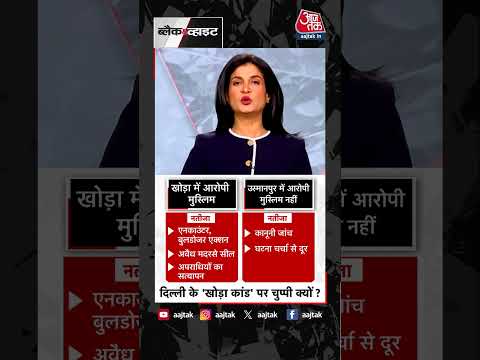 Anjana Om Kashyap | Delhi के खोड़ा कांड पर चुप्पी क्यों? #shorts #blackandwhite #shorts #shortsvideo thumbnail