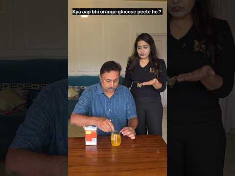 "Pani mai orange gluscose milane se pehle yeh dekho." 😲🤯🤔 #relatable #trending #shorts thumbnail