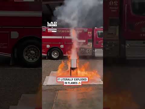 Firefighters deep fry frozen turkey 😳🔥 thumbnail