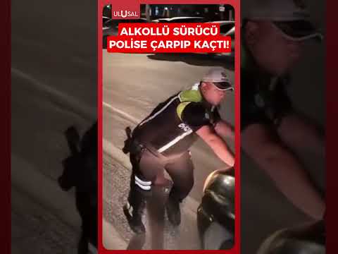 Adana'da yabancı uyruklu alkollü bir sürücü polise çarpıp kaçtı! #shorts #keşfet #adana #trafik thumbnail