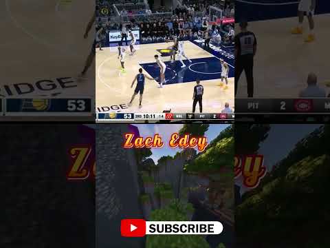 Zach Edey Preseason Oct 14 #nba #nbaplayer #nba2k23 #zachedey thumbnail