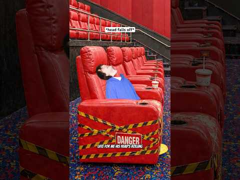 When You Sit In The Front Row At The Movie Theater ? #shorts #relatable thumbnail