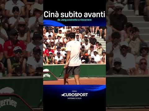 Cinà subito avanti 🇮🇹🎾 de Jong gli concede il vantaggio ⚠️ thumbnail