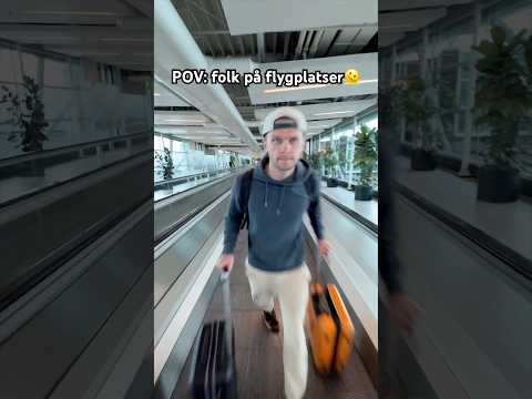 Gissa vart jag ska flyga🤭 #flygplats thumbnail
