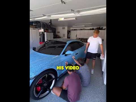 He Covered His Porsche With Names!😱 thumbnail
