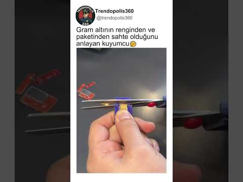 Gram Altının Paketinden ve Renginden Şüphelenen Kuyumcu? thumbnail