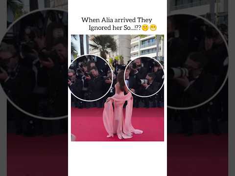 She made silence look powerful?‍↔️? #aliabhatt #cannes2026 #shorts #short thumbnail