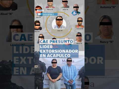 Detienen en Acapulco a líder de extorsionadores de zona turística #shorts thumbnail