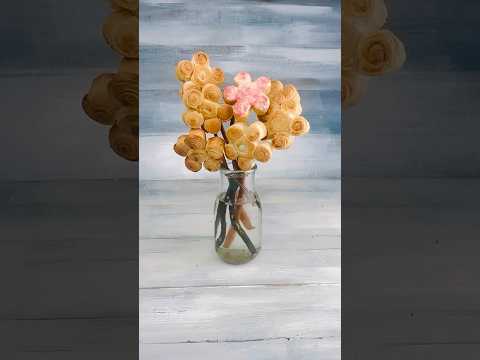 🌸🌸 How to make chocolate croissant flowers thumbnail
