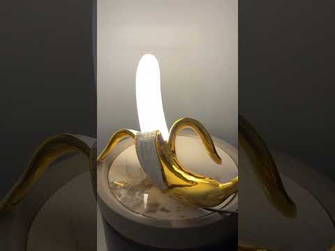 ▶️ Glow Peel Banana Night Lamp Soft Cozy Room Light #shorts (# 3286 ) thumbnail