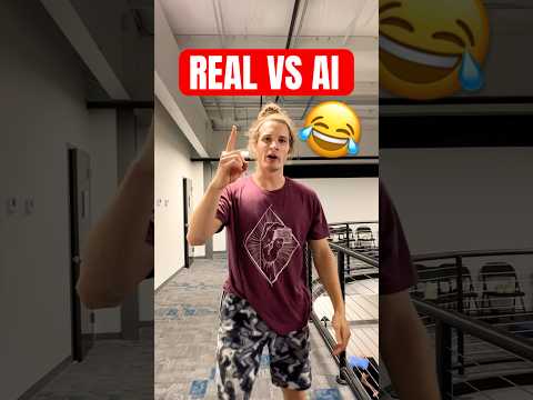 Real vs AI 😂 thumbnail