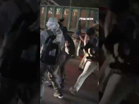 NEW: Protests turn violent in Newark as federal agents clash with demonstrators #news #shorts #usa thumbnail