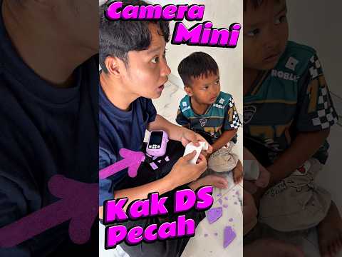 Camera mini kak DS pecah #comedy #minivlog #anakdesa #camera #mini thumbnail
