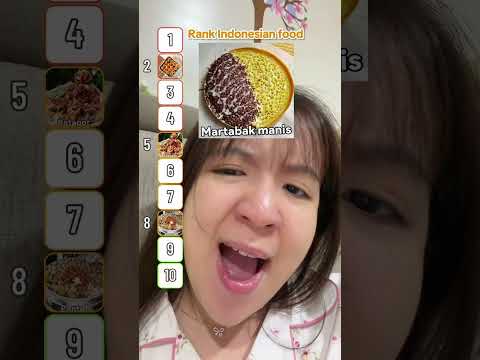 RANKING MAKANAN INDONESIA!! JADI LAPER IH😭😋 #shorts #itsmeissie thumbnail