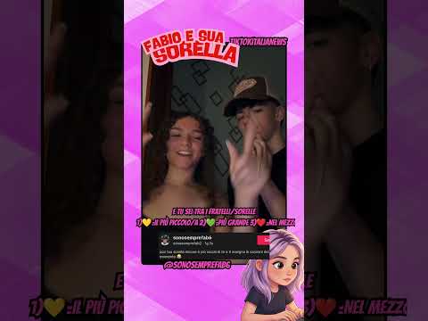 FABIO FERRUCCI SI FA INSEGNARE I TREND DEL MOMENTO DA SUA SORELLA #tiktok #webboh #perte #trend thumbnail