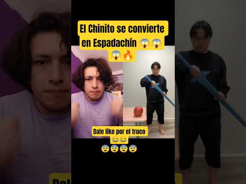 El chinito se convierte en Espadachín 😂😱😱 - Hey Crispin #humor thumbnail