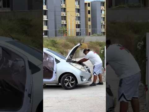 Bro Really Stole the Car Door Instead of the Car #funny #laugher #comedy #shortvideo #prank thumbnail