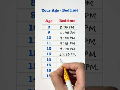 Your age shows youe bedtime thumbnail