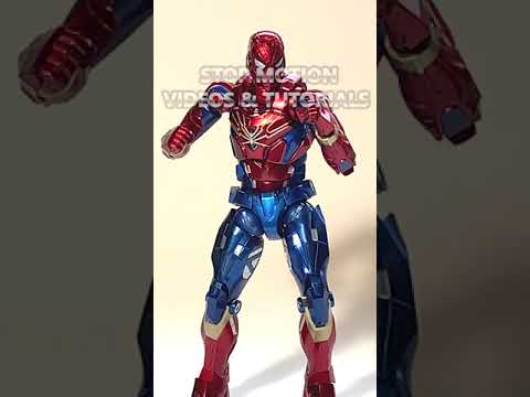 SPIDERMAN IRONMAN MARVEL Stop Motion Videos & Tutorials #Shorts thumbnail