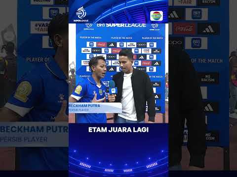 Wawancara Etam setelah Persib Hattrick Juara #shorts thumbnail
